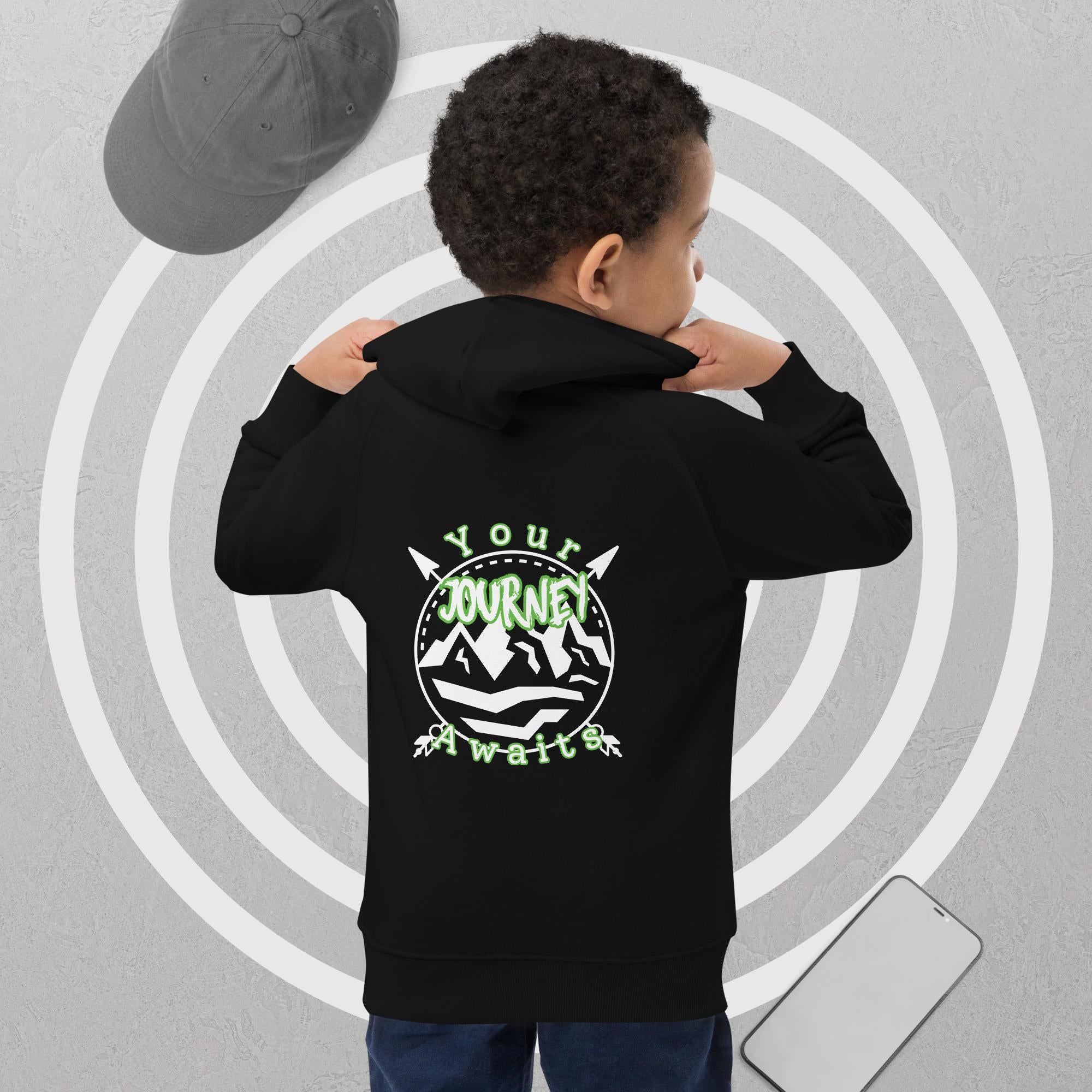 (Your Journey Awaits Collection) Kids eco hoodie