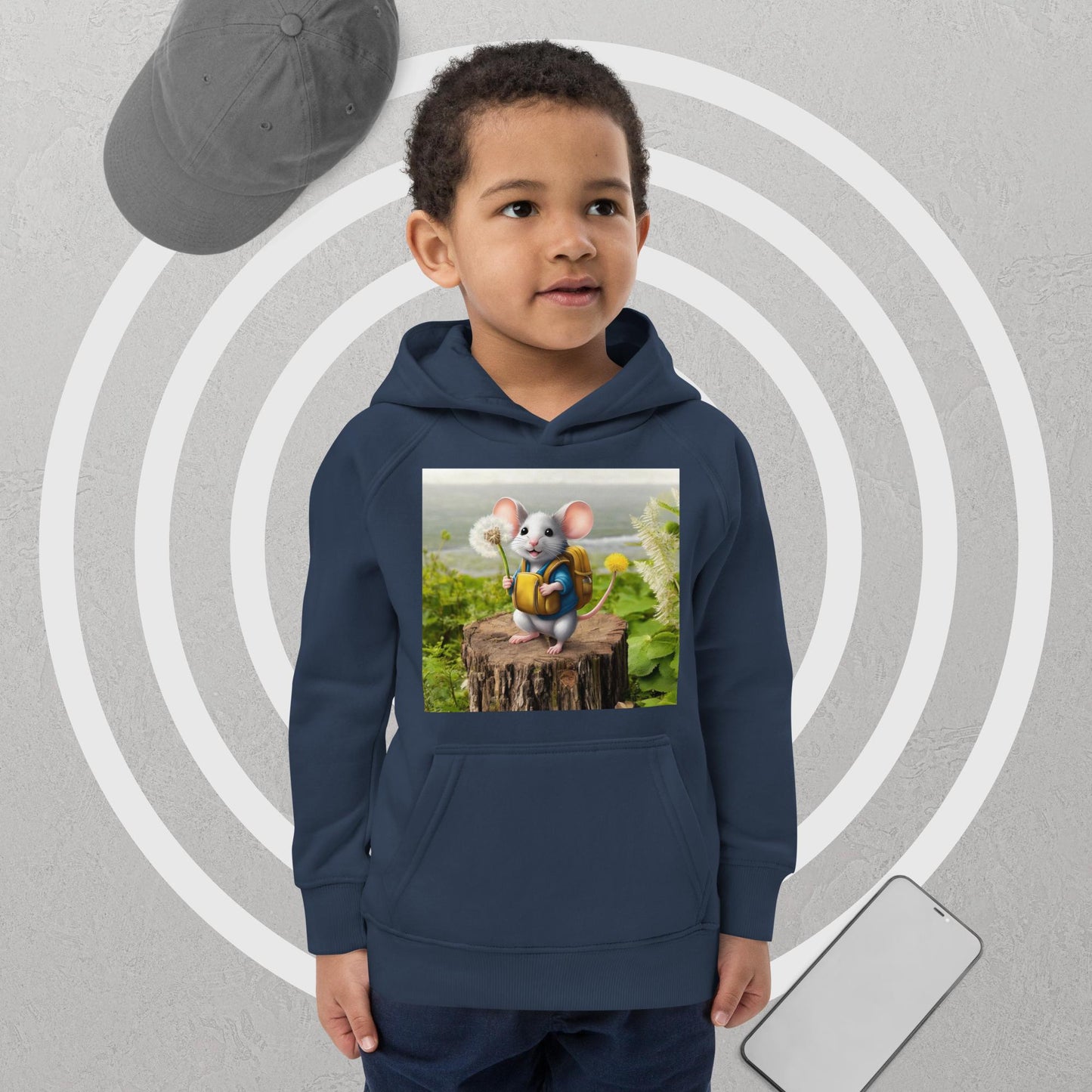 (Your Journey Awaits Collection) Kids eco hoodie