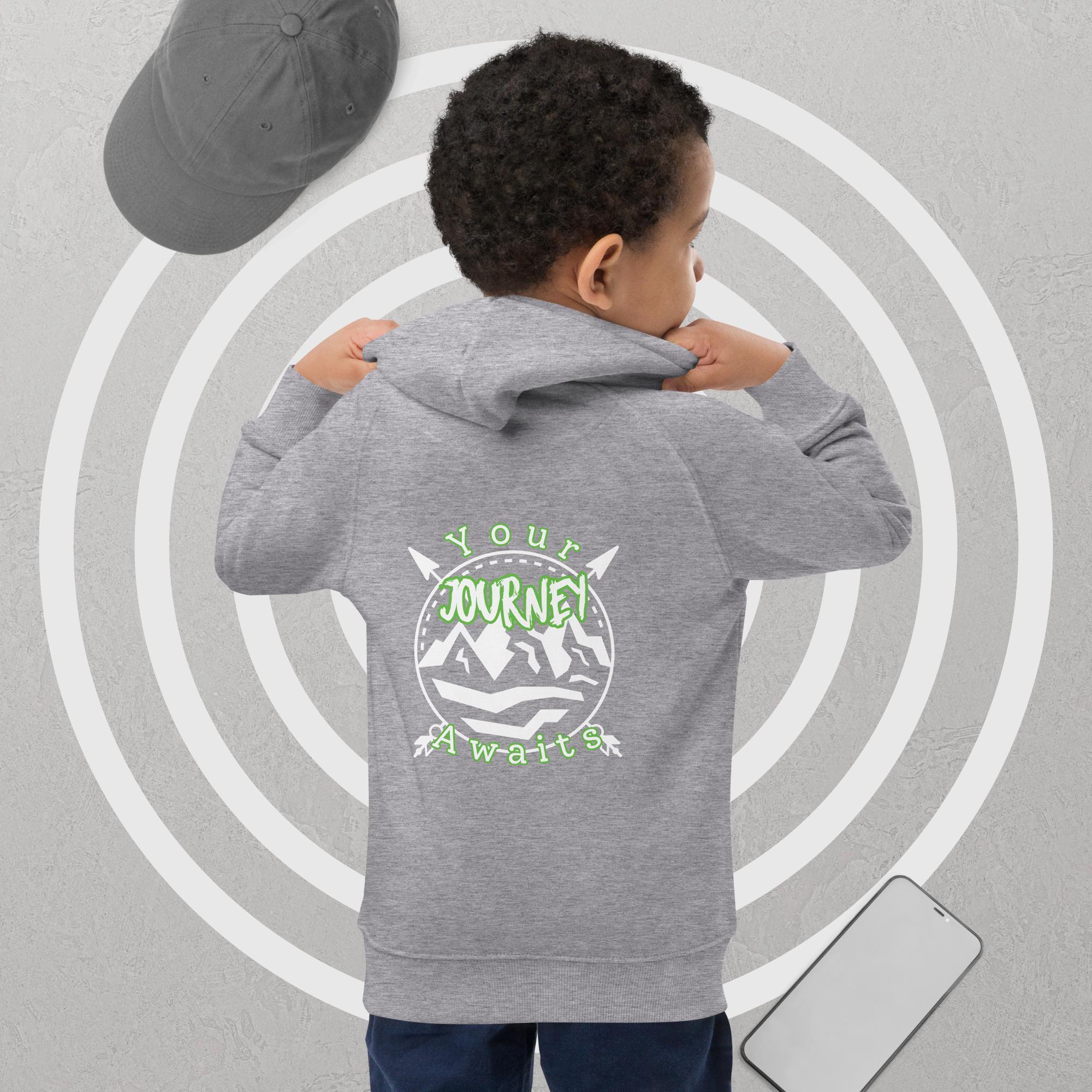 (Your Journey Awaits Collection) Kids eco hoodie