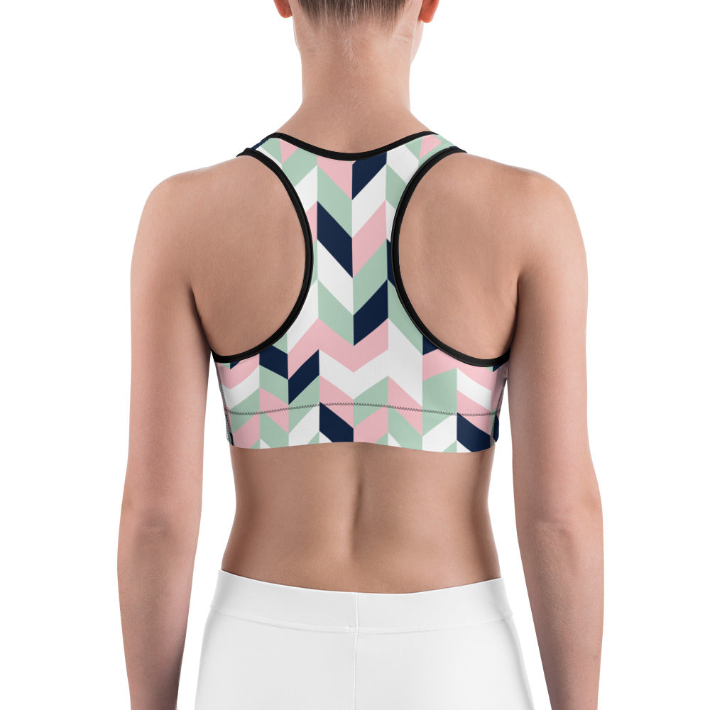 (Geometric) Sports bra