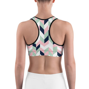 (Geometric) Sports bra