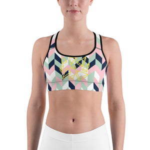 (Geometric) Sports bra