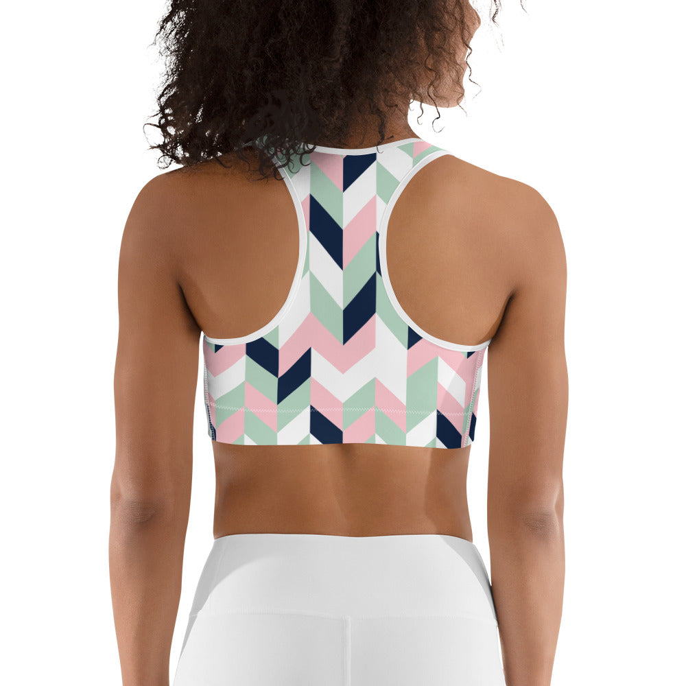 (Geometric) Sports bra