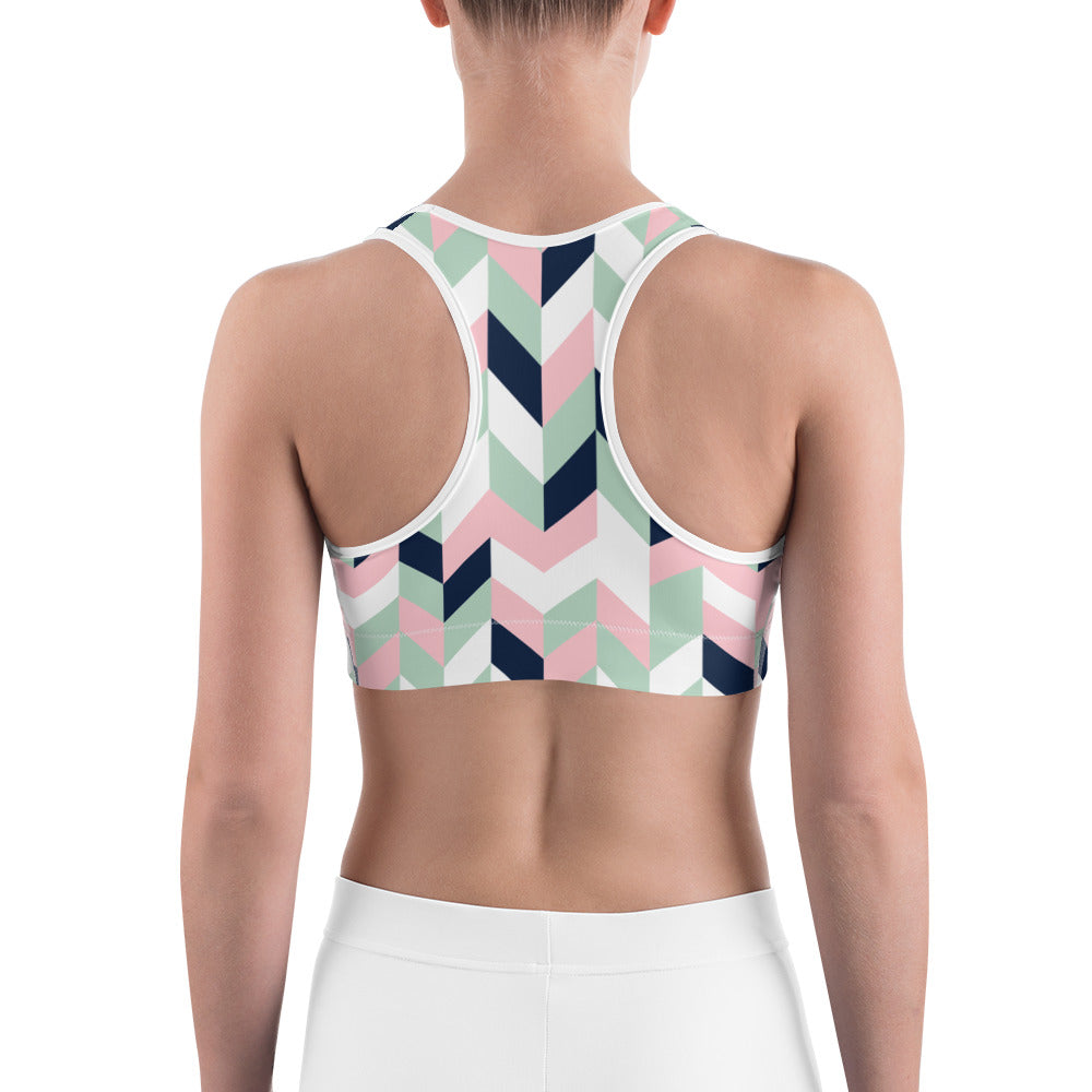 (Geometric) Sports bra