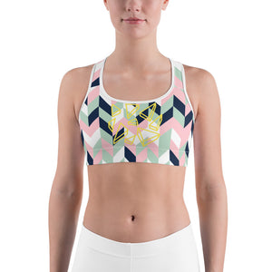 (Geometric) Sports bra