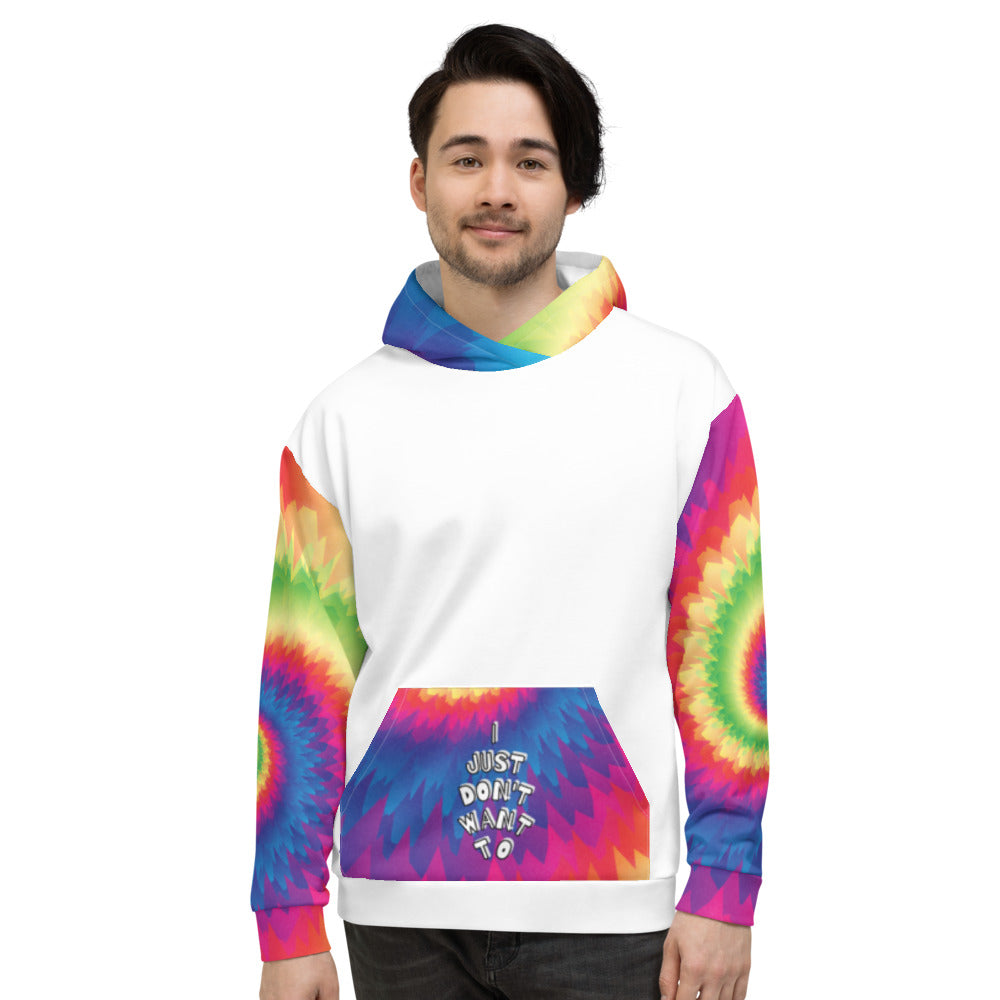 Unisex Hooded Sweatshirt  (I just don't want to)