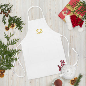 Coffee Time - Embroidered Apron