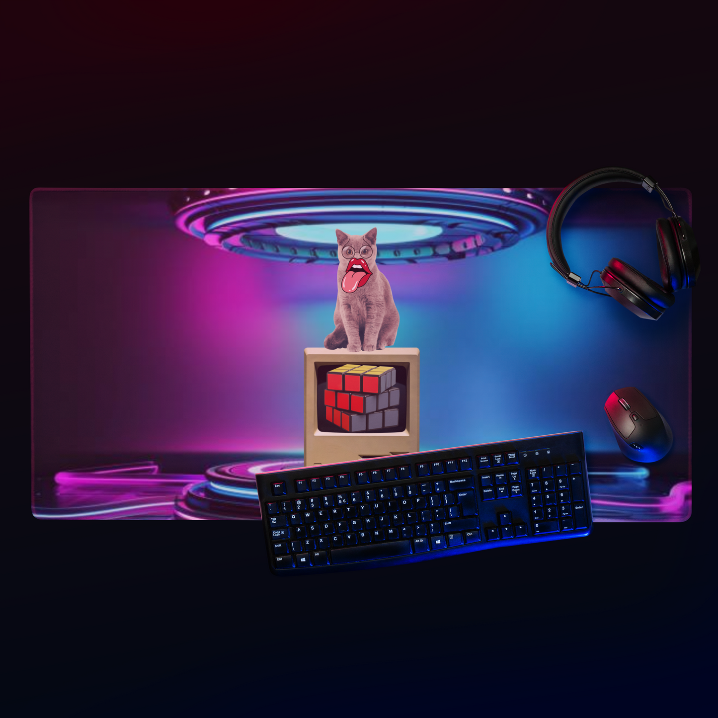 (80's with a twist) Gaming mouse pad