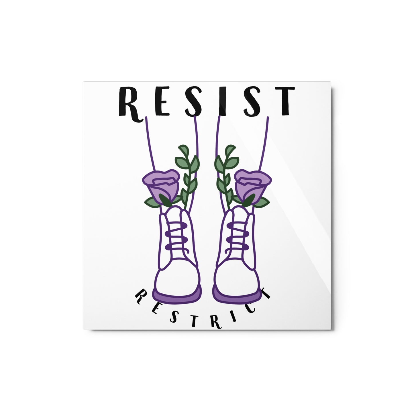 (Resist) Metal prints