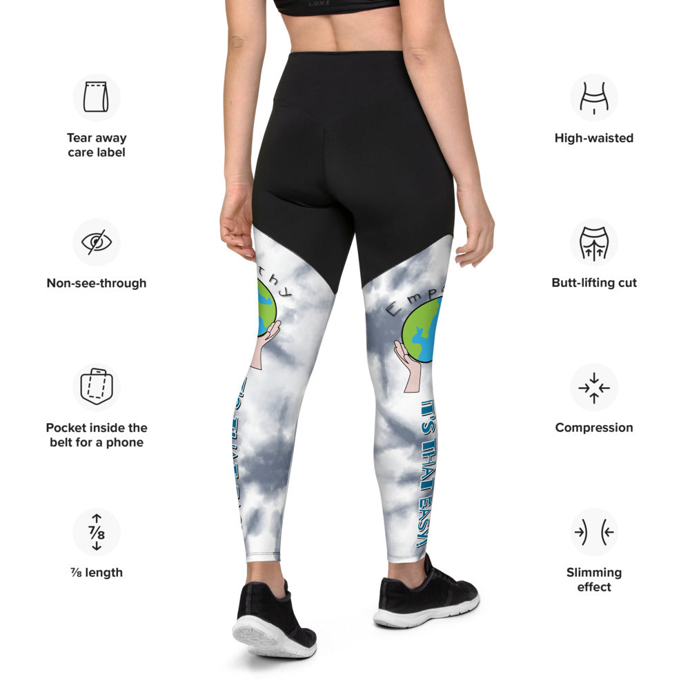 Sports Leggings  (Empathy - It's that easy!)