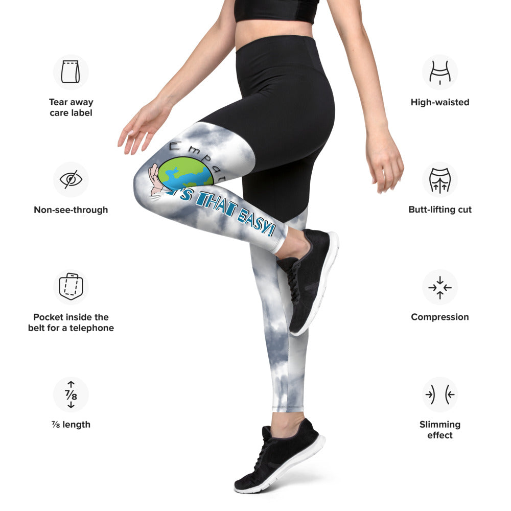 Sports Leggings  (Empathy - It's that easy!)