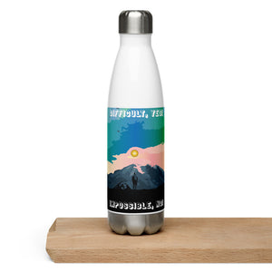 Stainless Steel Water Bottle  (Difficult, yes!   Impossible, NO!)