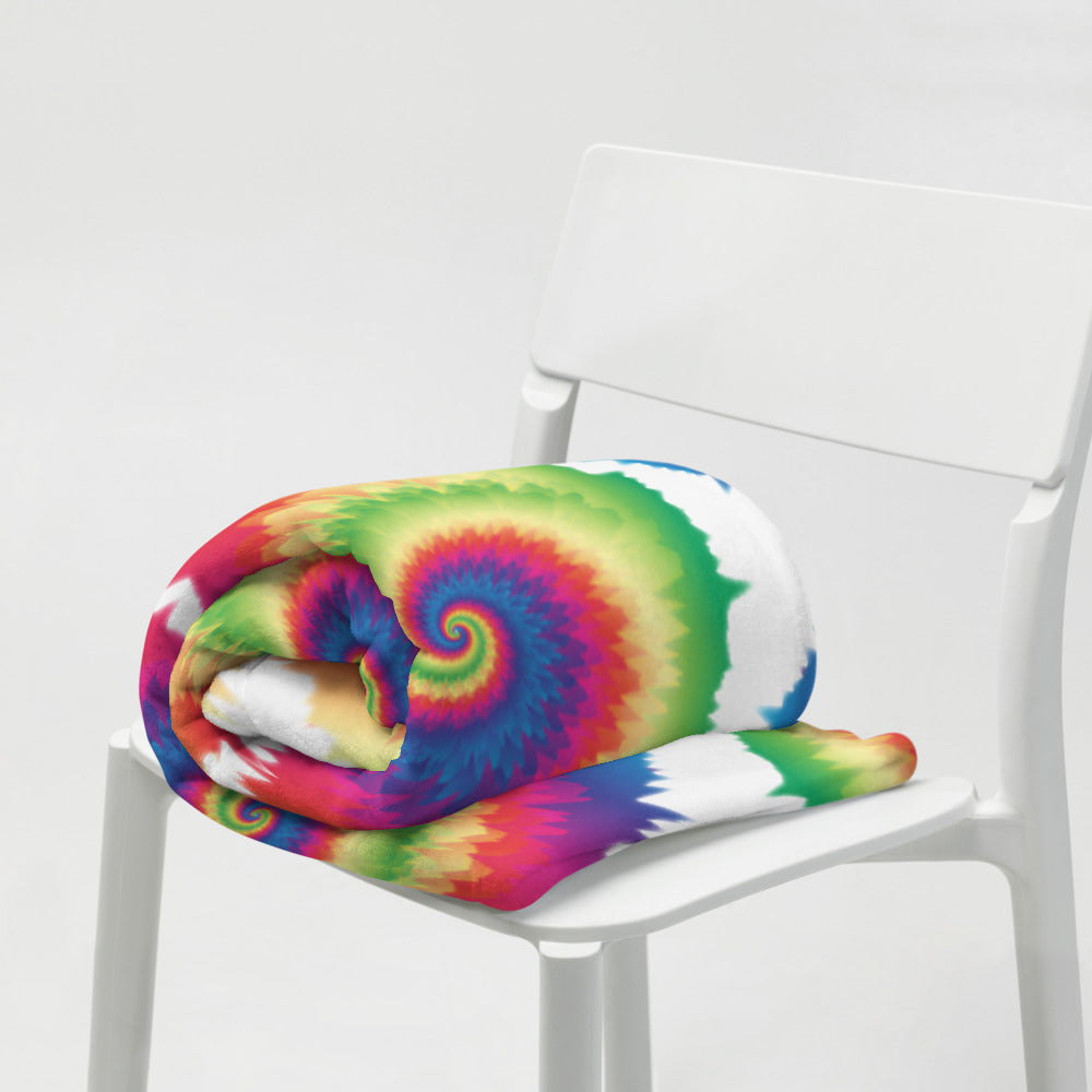 Tie-dye Throw Blanket