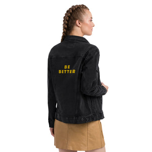 Unisex denim jacket  (BE BETTER)