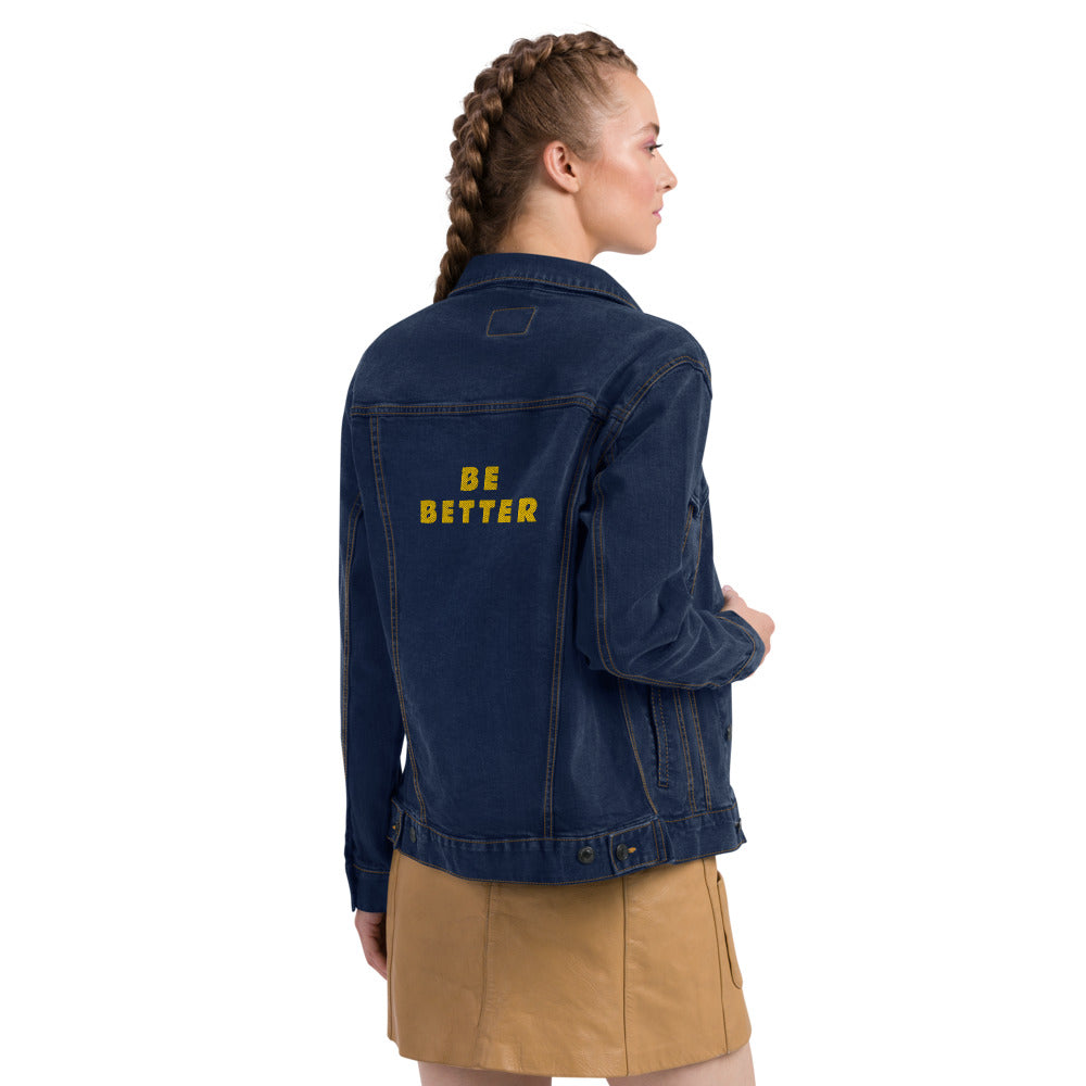 Unisex denim jacket  (BE BETTER)