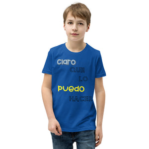 Camiseta de manga corta júnior  (Claro quo lo puedo hacer)